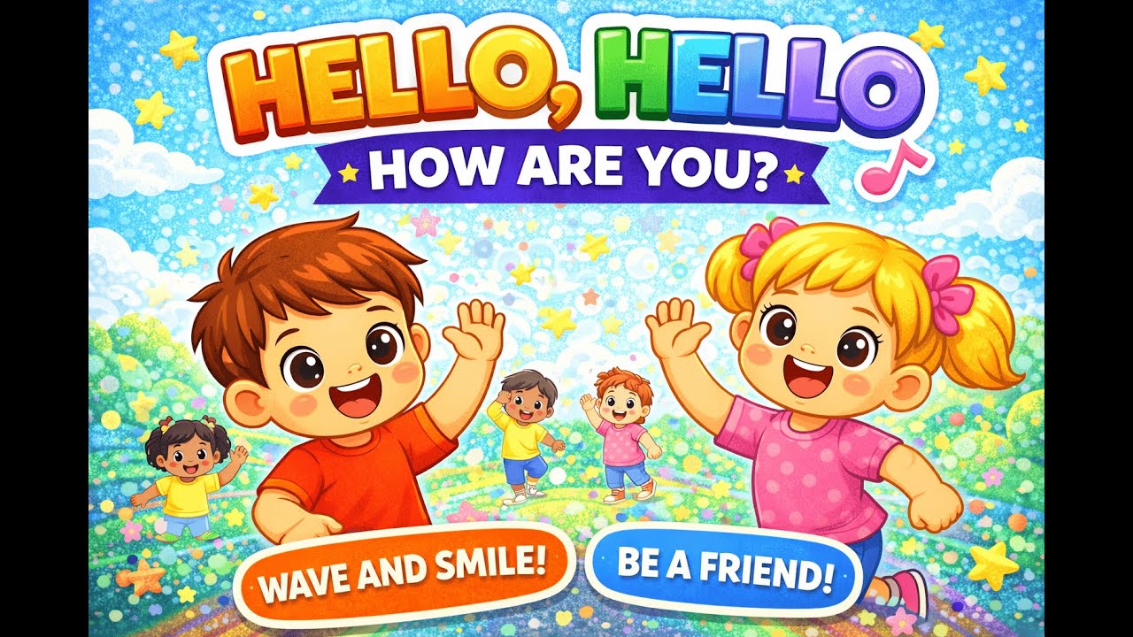 Greeting Song for Kids - How Are You? (offical video)