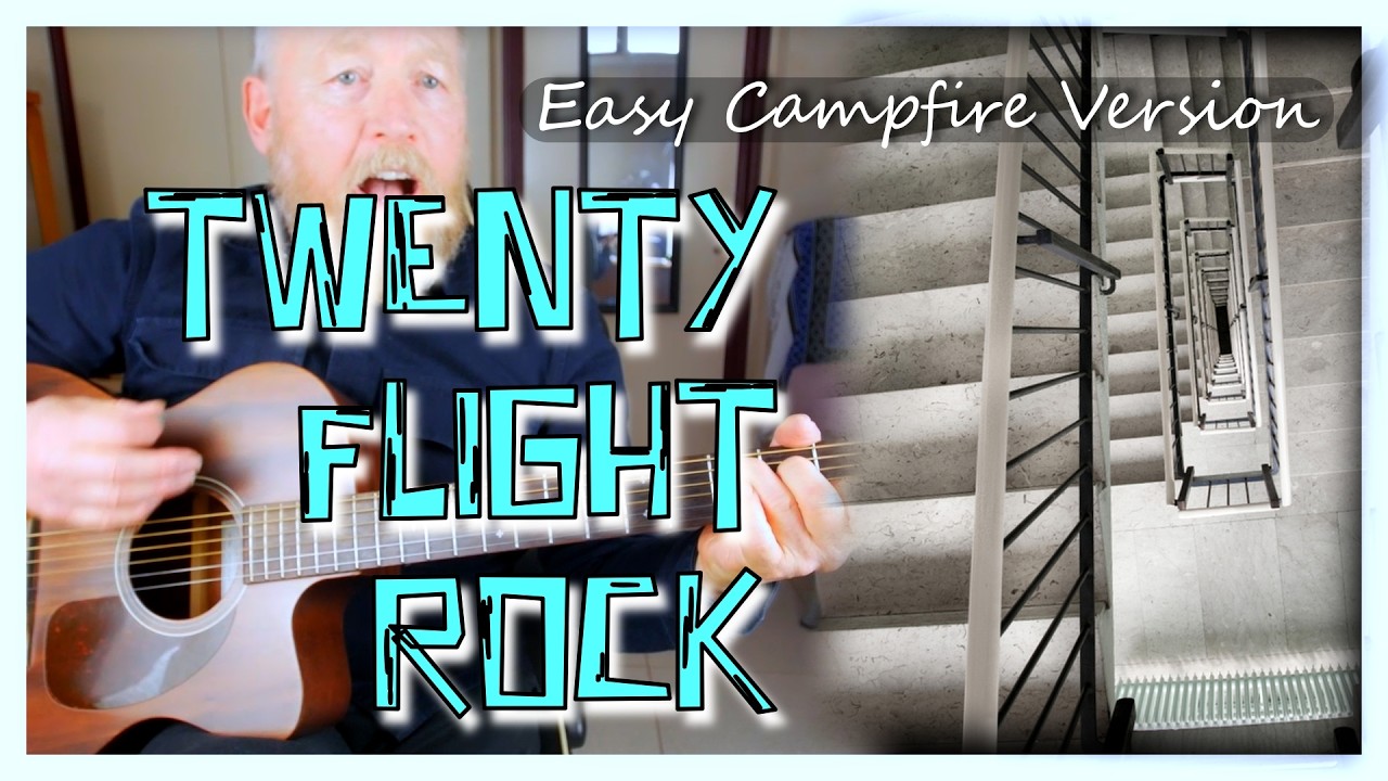 Twenty Flight Rock Guitar Lesson | Easy Rock ’n’ Roll Campfire Version