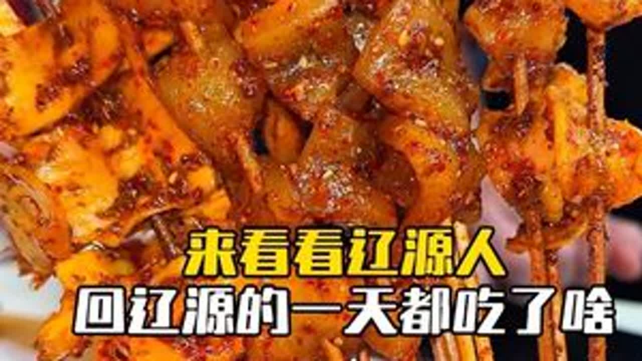 回辽源老家的一天，吃了永宝顺小份菜，小仙女酱串涮冷面，燕子烧烤麻辣烫，想吃的太多了感冒有点限制发挥了#郭莽子的逛吃逛吃 #辽源美食 #辽源旅游攻略