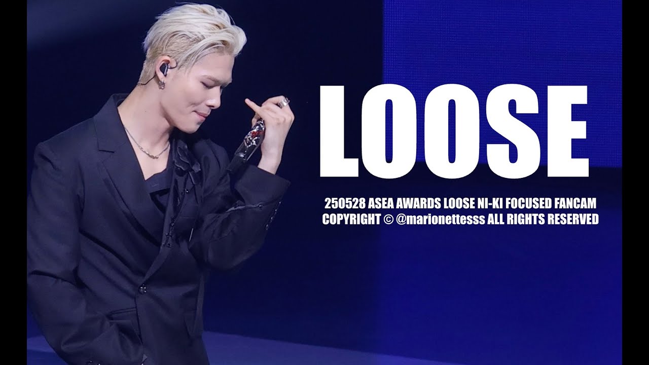 [4K] 엔하이픈 니키 Loose 직캠 | 2025 ASEA ENHYPEN NI-KI FANCAM 250528