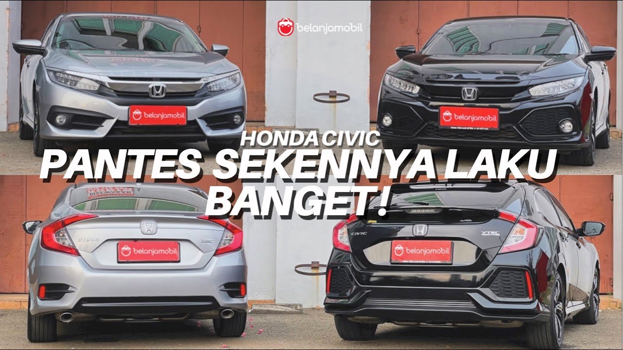Honda CIvic Turbo Sudah Gak Mahal! Pilih Sedan atau Hatchback?