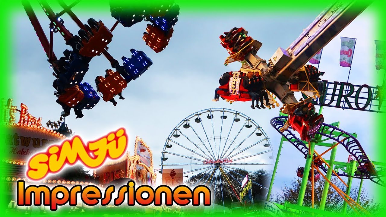 Sim-Jü Werne 2017 /  Simon-Juda-Markt - Alle Fahrgeschäfte | Kirmes Impressionen