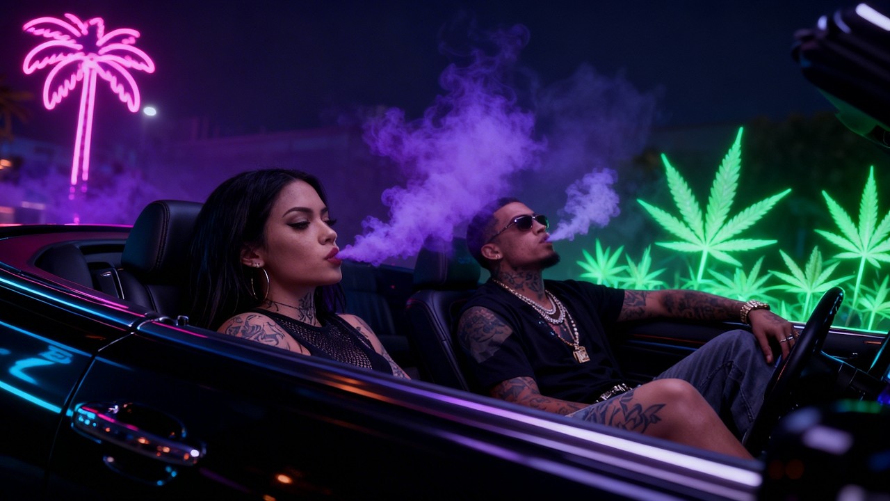 Amber Smoke Trails 🌿 | Mellow Chill Rap x Retro Hip Hop • 420 Flow • Evening Chill