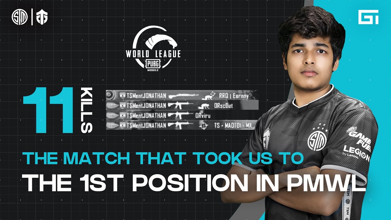 MATCH WHICH TOOK US TO THE FIRST POSITION IN PMWL | 11KILLS GAMEPLAY | PUBG MOBILE