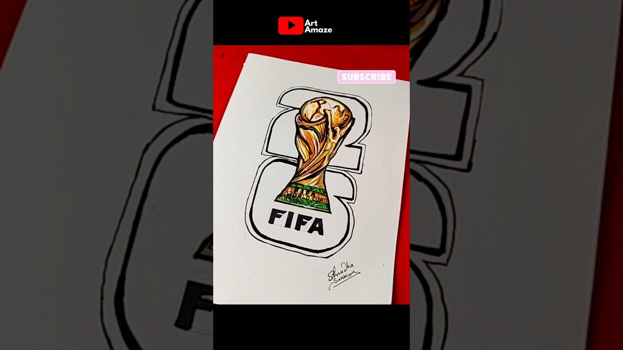 #FIFA #WorldCup live #2026 | FIFA WORLD CUP #TROPHY #DRAWING| FIFA World #Cupupdate #shortvideo