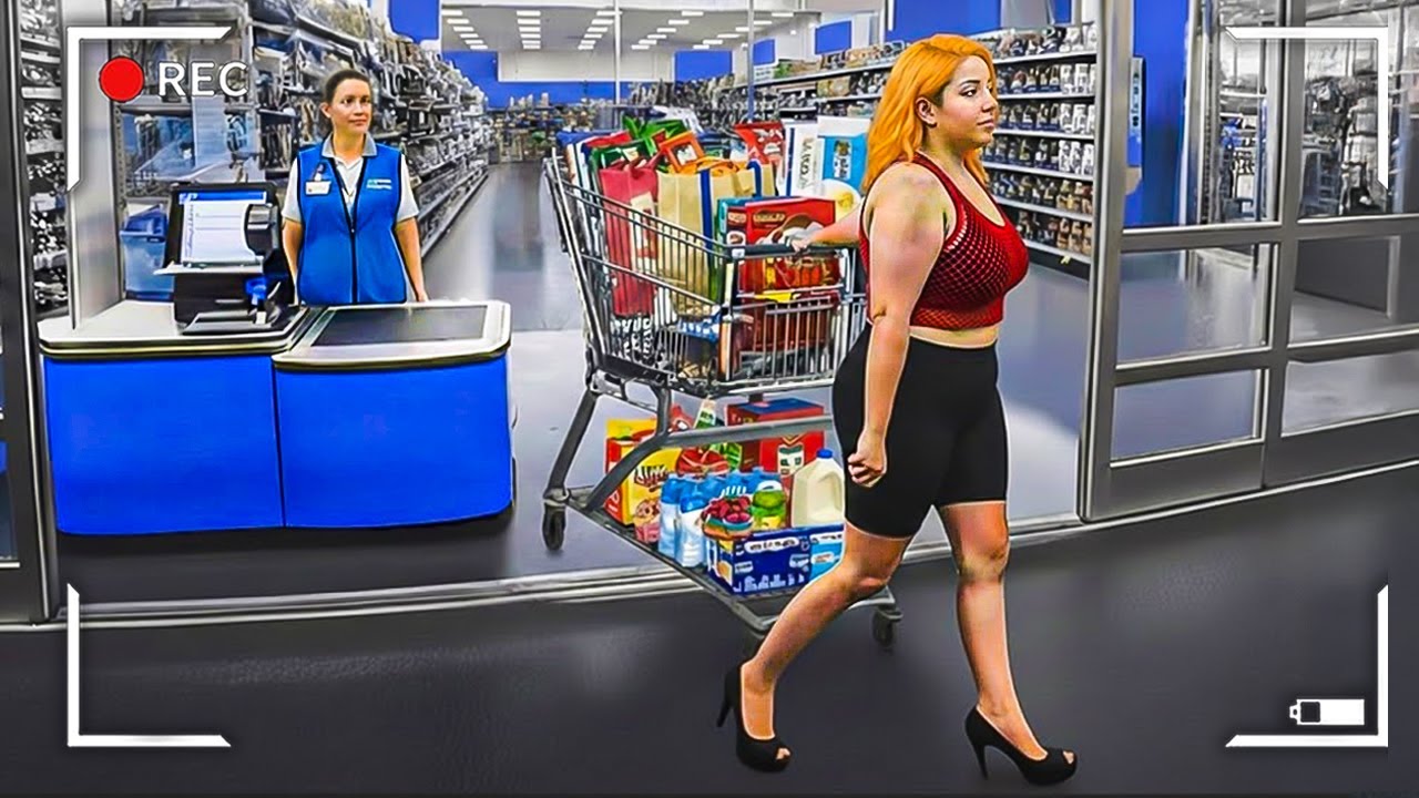 When Shoplifter Didn't Know They Were Watching Her Every Move