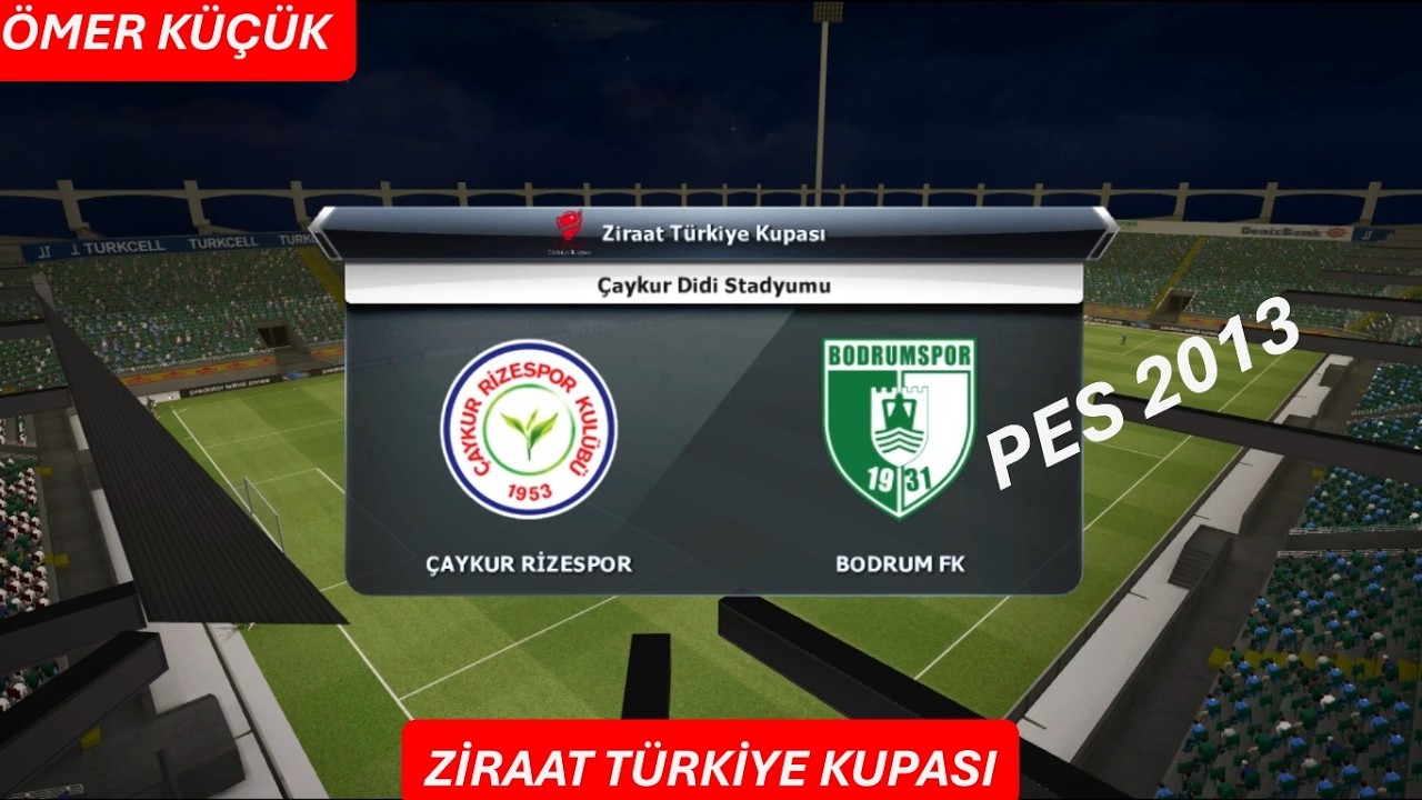 PES 2013 ZİRAAT TÜRKİYE KUPASI (ELEME 1.AYAK) KARİYER BÖLÜMÜ #5