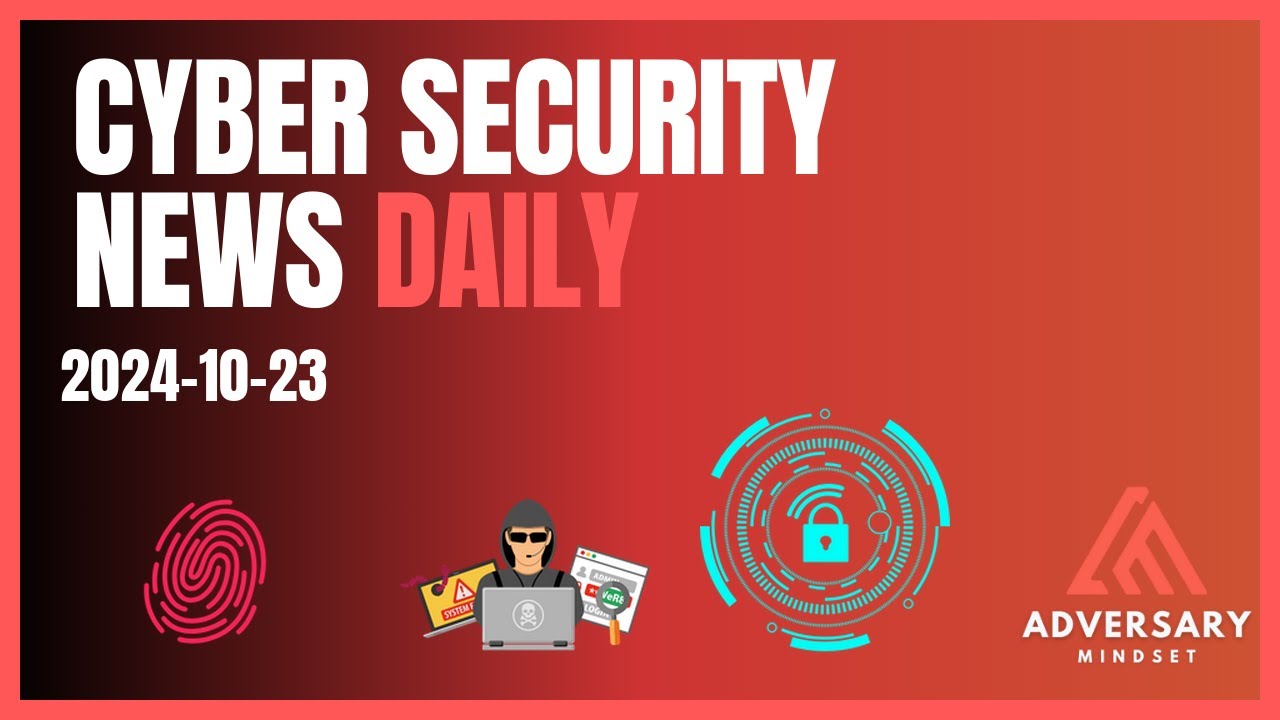 Cyber Security News for 2024-10-23: E2EE Flaws, Roundcube Patch, SaaS Risks & More!