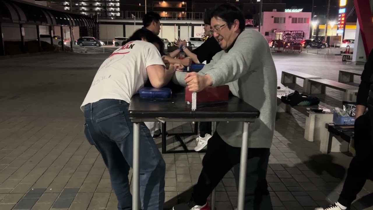 曳腕　アームレスリング練習会（武者修行編）