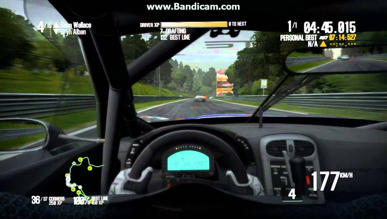NFS SHIFT 2 - Nürburgring Nordschleife GT3 1 Lap Race Onboard (Corvette Z06 GT3)