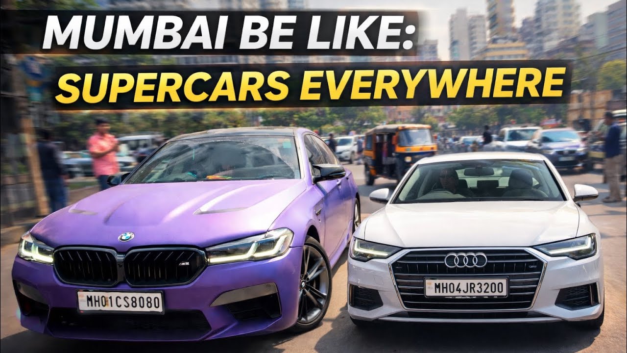 Exploring Mumbai Richest Area | #carspotting #audia6 