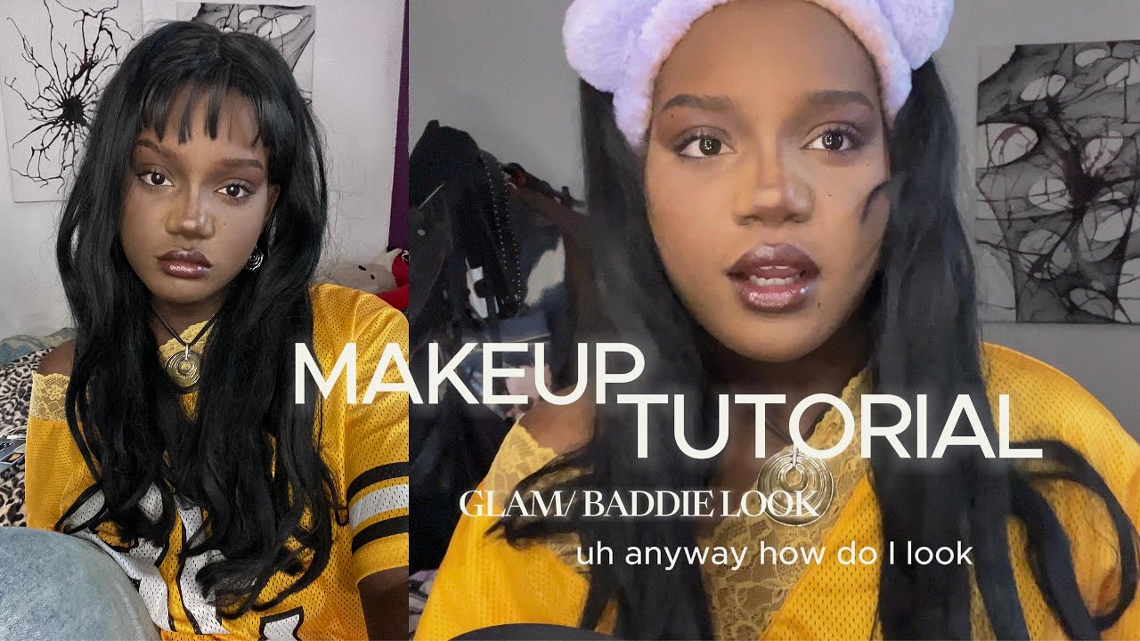 ⋆˚꩜｡ Baddies makeup tutorial *beginner friendly* (chaotic glam makeup tut)