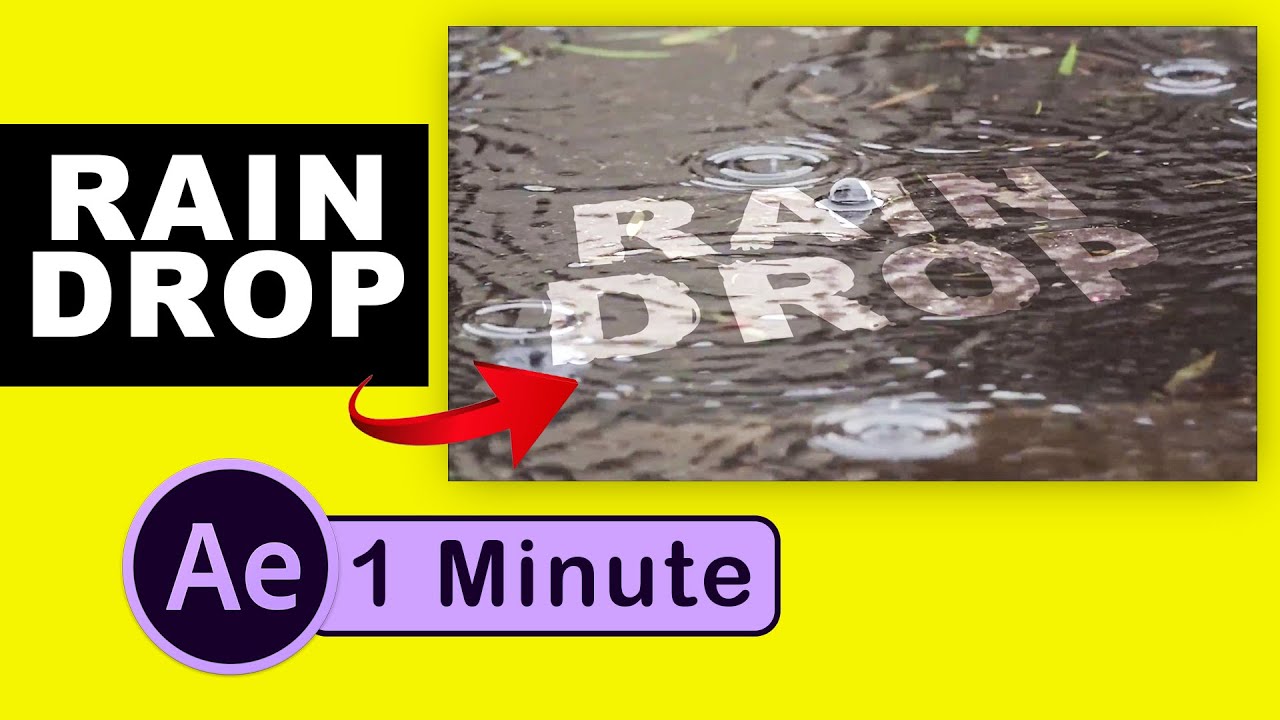 Under Water Text or Logo - After Effects Tutorial - Create Under Water Logo reveal - No Plugins