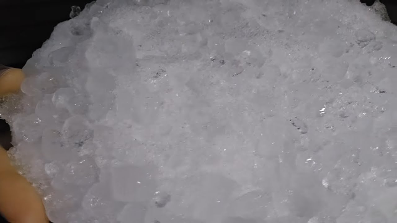 ICE PIZZA DEEP FREEZER FROST CRUST TOP'NS ZAXBY ICE CRUSHED SONIC IC AND DUSTING OF OG FROST #asmr