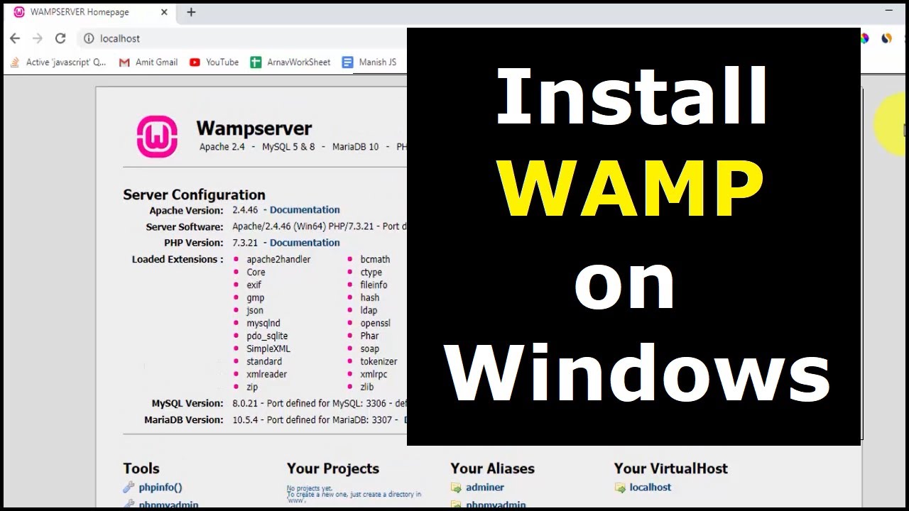 How to Download & Install WAMP Server on Windows10