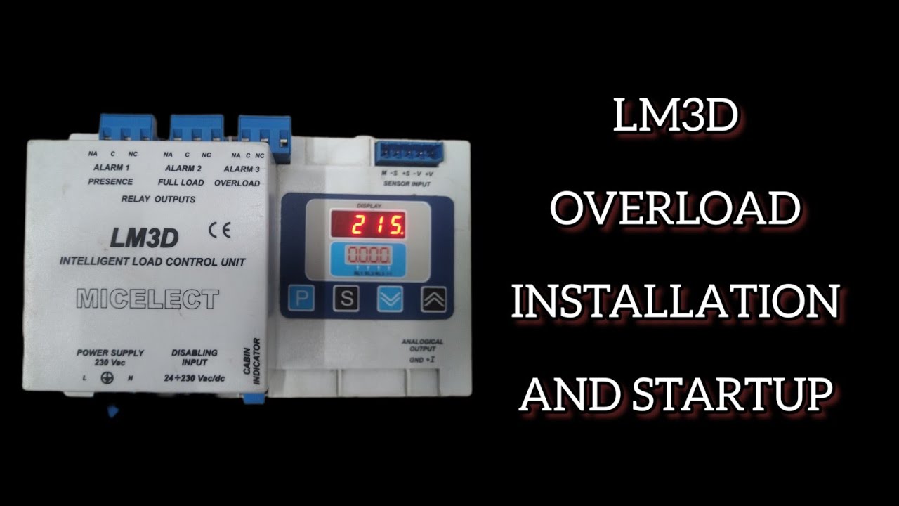How to do LM3D OVERLOAD connection and startup/how to do LM3D OVERLOAD calibration