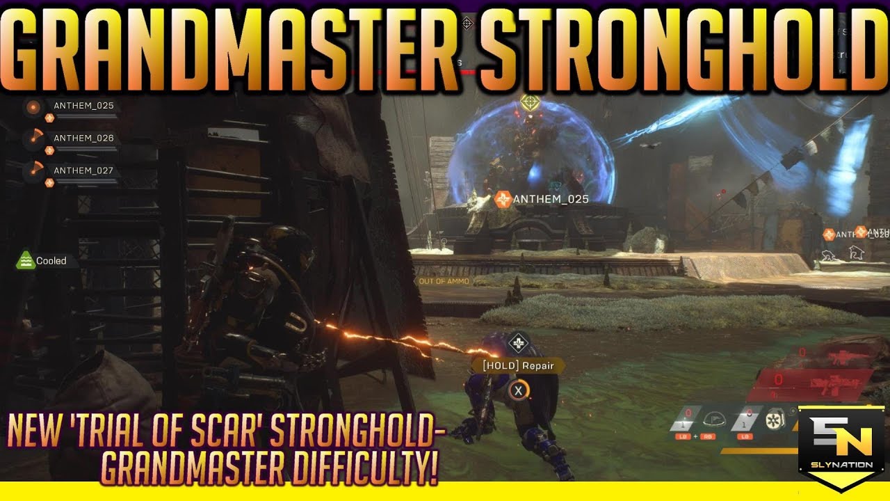 NEW Anthem 'Temple of Scar' Stronghold- Grandmaster Difficulty.