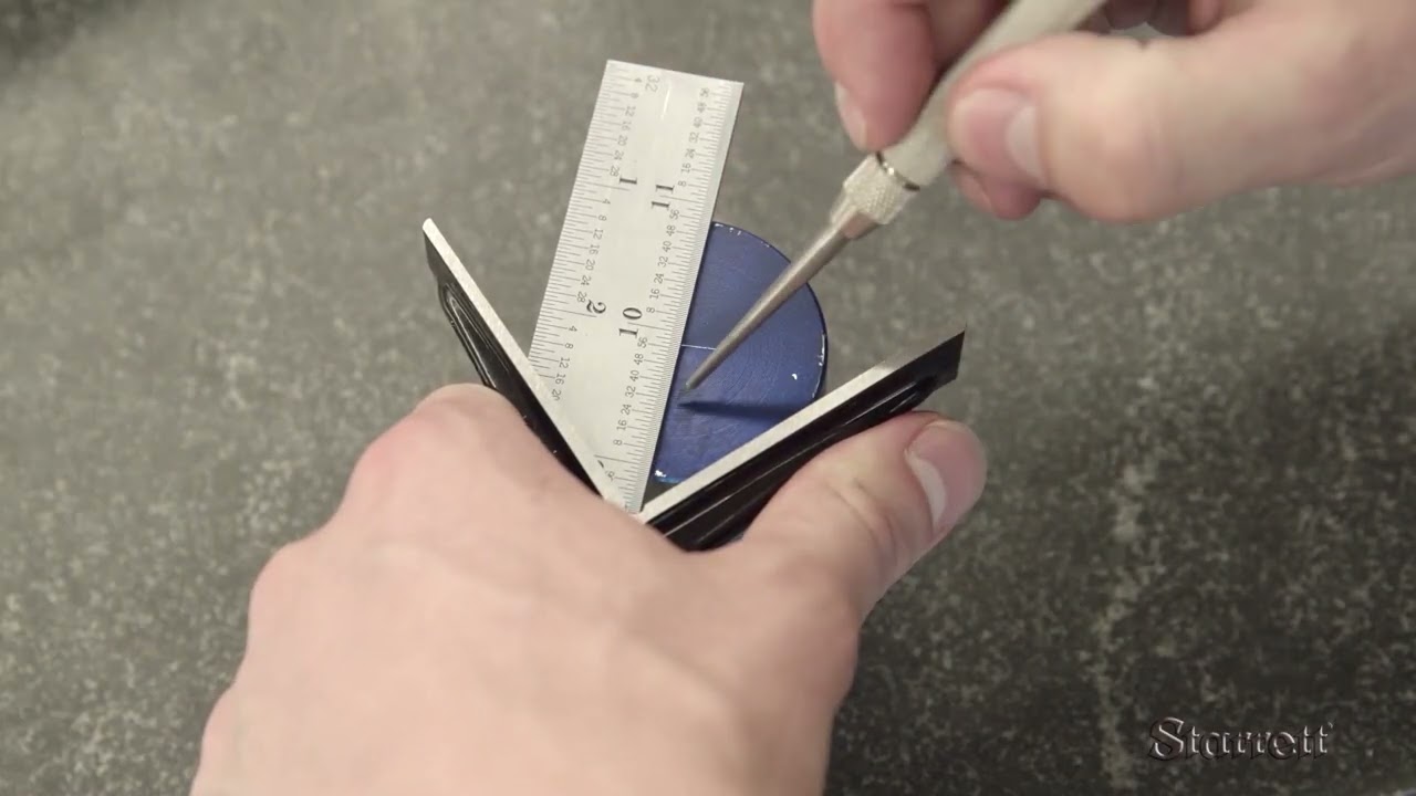 Starrett Using a Combination Square in Metalworking