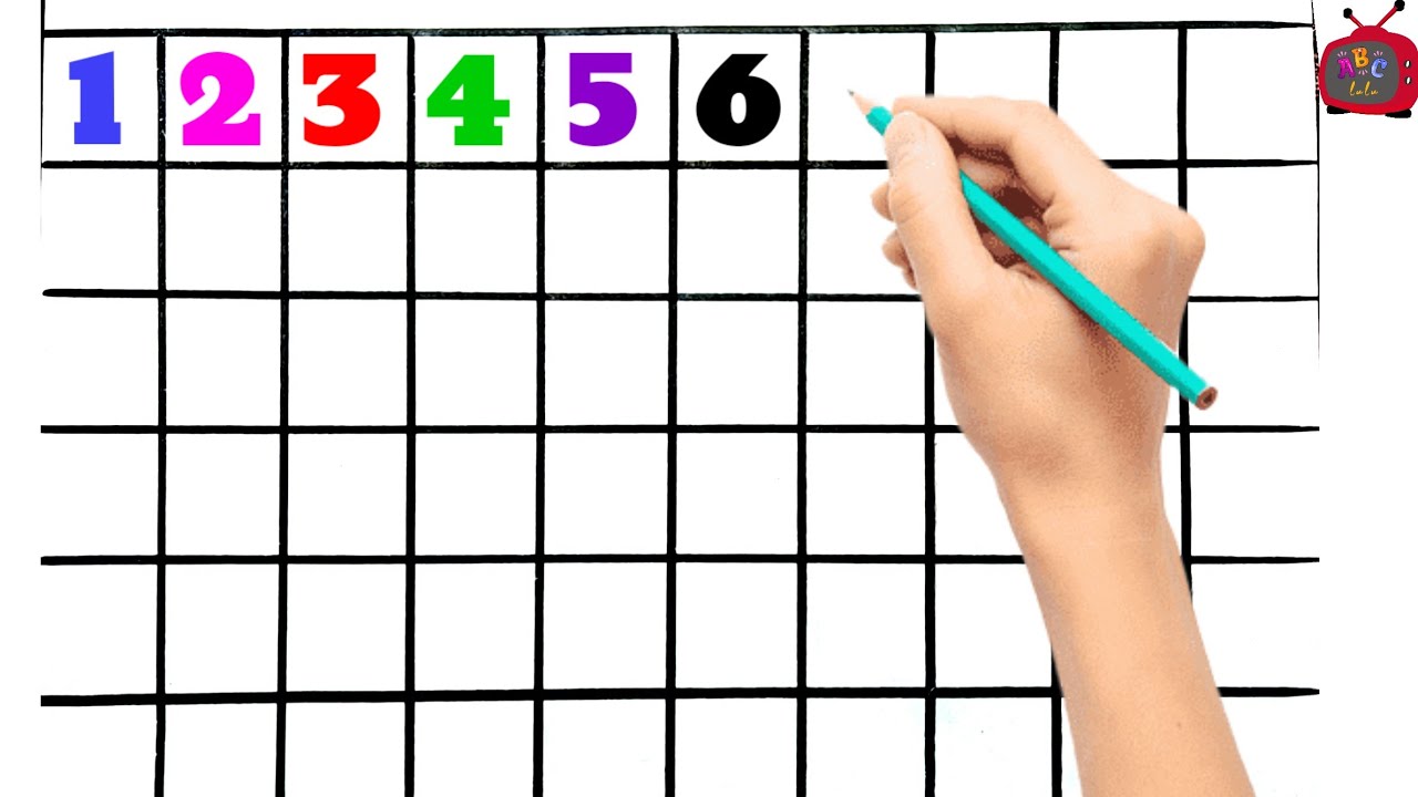 Learn To Write 1 to 50 Numbers ✍️ | Tracing+ Writing Practice for Kids | Fun Math Video-ABC Lulu TV