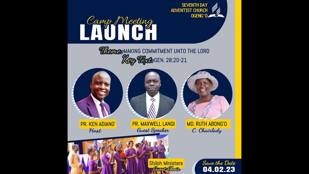 OGENG'O SDA CHURCH 4TH FEB 23, SERMON BY PASTOR  MAXWELL LANGI, TOPIC MAKING COMMITMENT UNTO GOD
