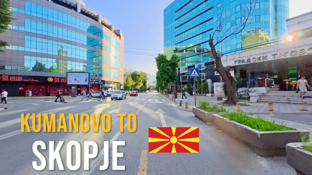 Driving in North Macedonia 🇲🇰 from Kumanovo to the Capital Skopje in June 2025 | Scenic Road Trip