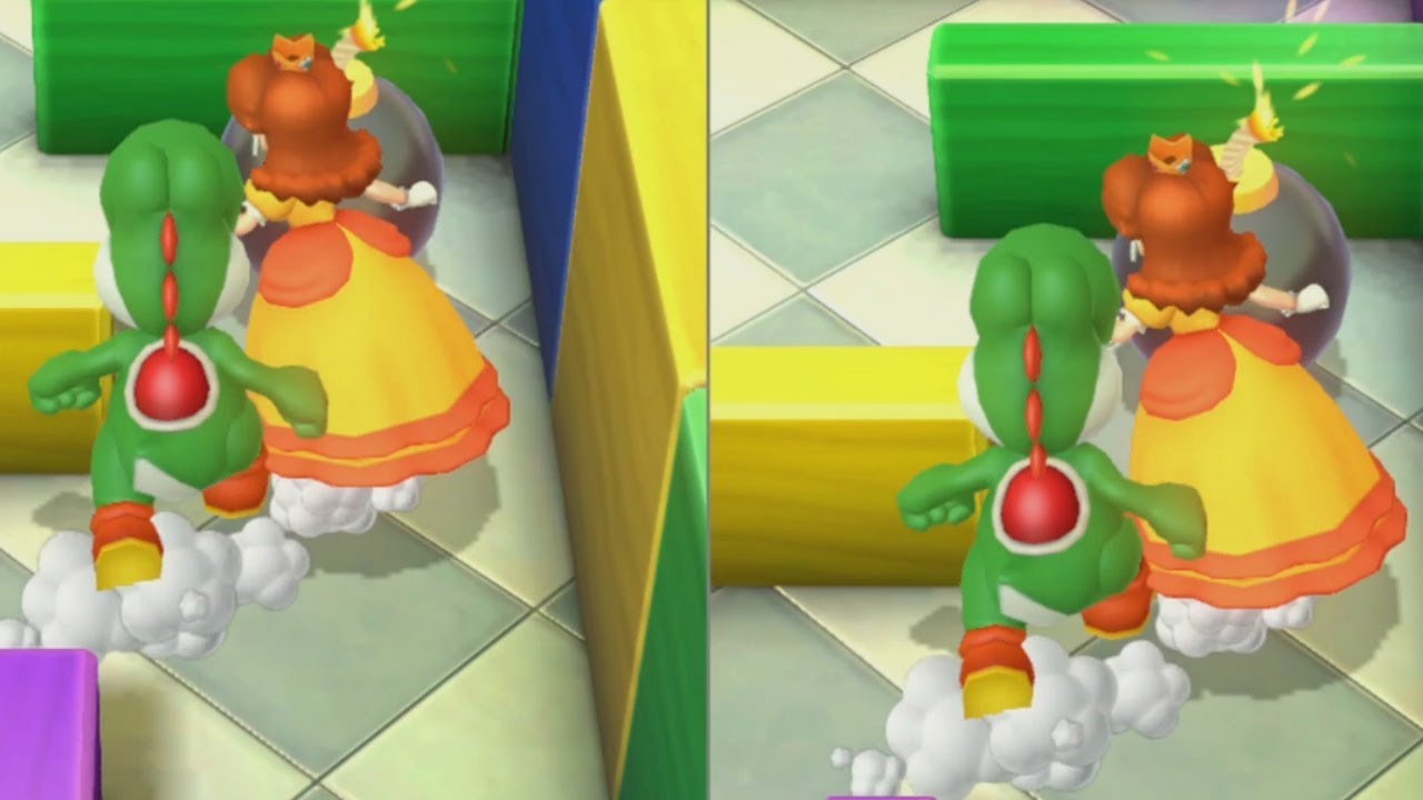 Mario Party 10 - Yoshi vs Daisy - Mushroom Park