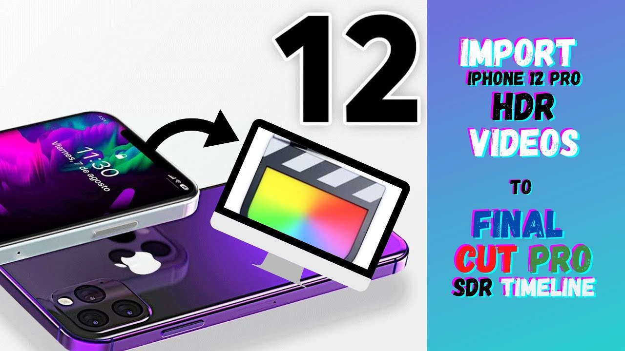 How to import an iPhone 12 HDR Video into a SDR timeline in Final Cut Pro