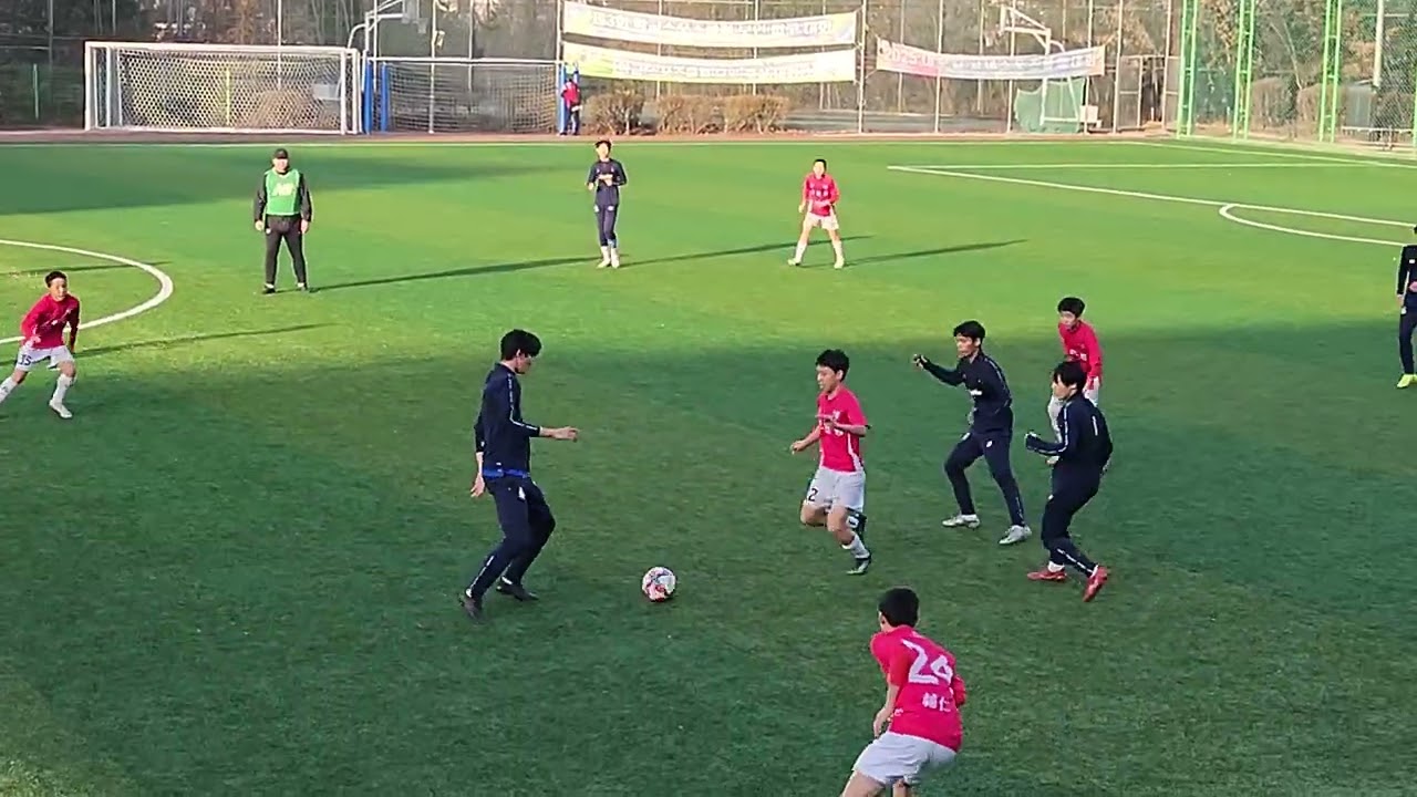 25.12.19 연습경기U14 보인중 vs 이랜드FC [전반]