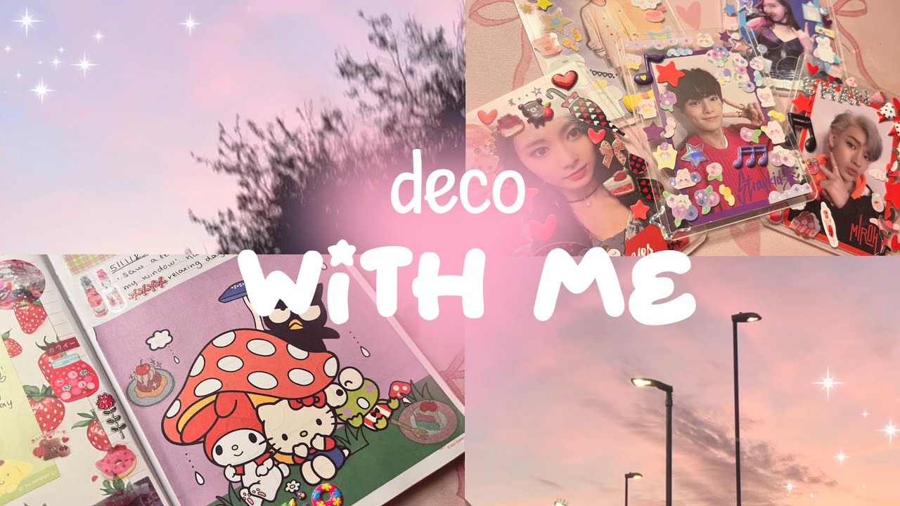 journal + toploader deco ⋆˚౨ৎ ⋆.˚ sanrio spread, kpop polco, cozy 📔 - ribbonbrat