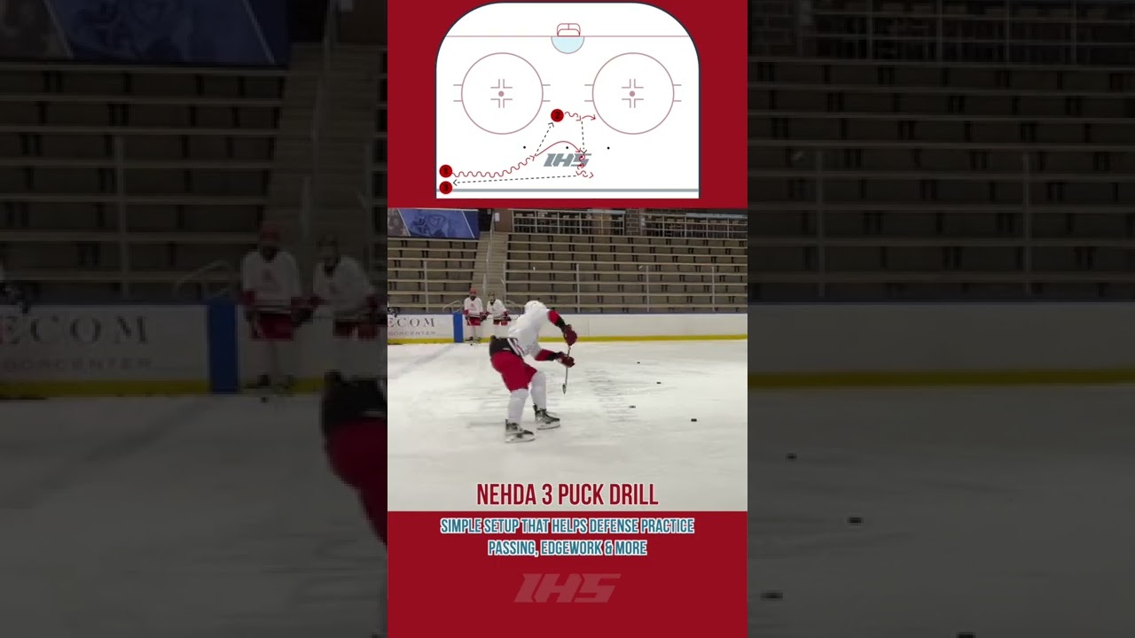 NEHDA 3 Puck Hockey Drill