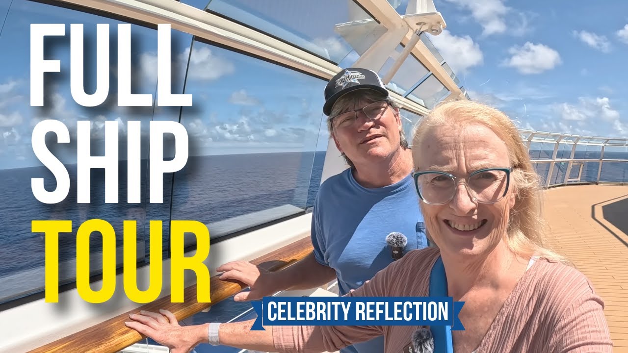 Экскурсия по палубе лайнера Celebrity Reflection | По палубам