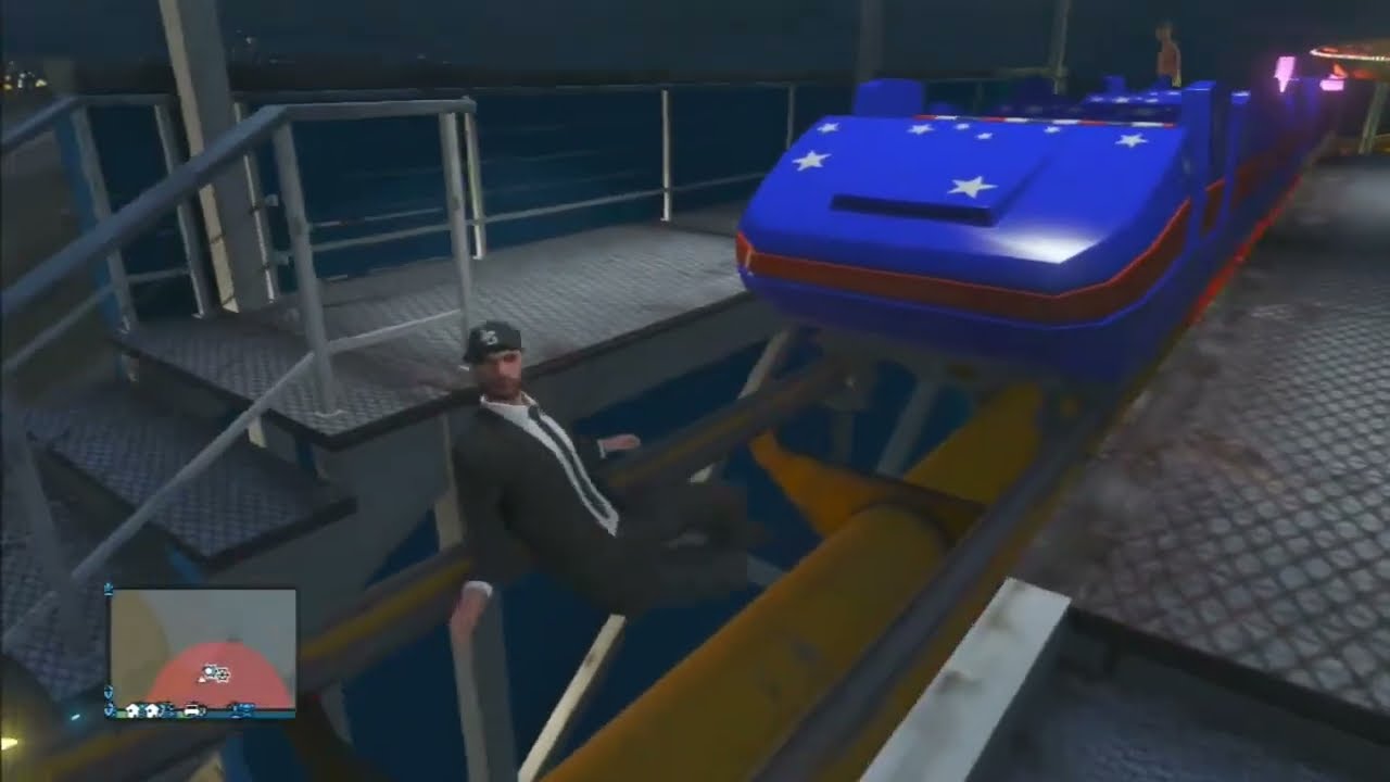 GTA Online Funny Moments CRAZY (Roller Coaster)/Classic 2014