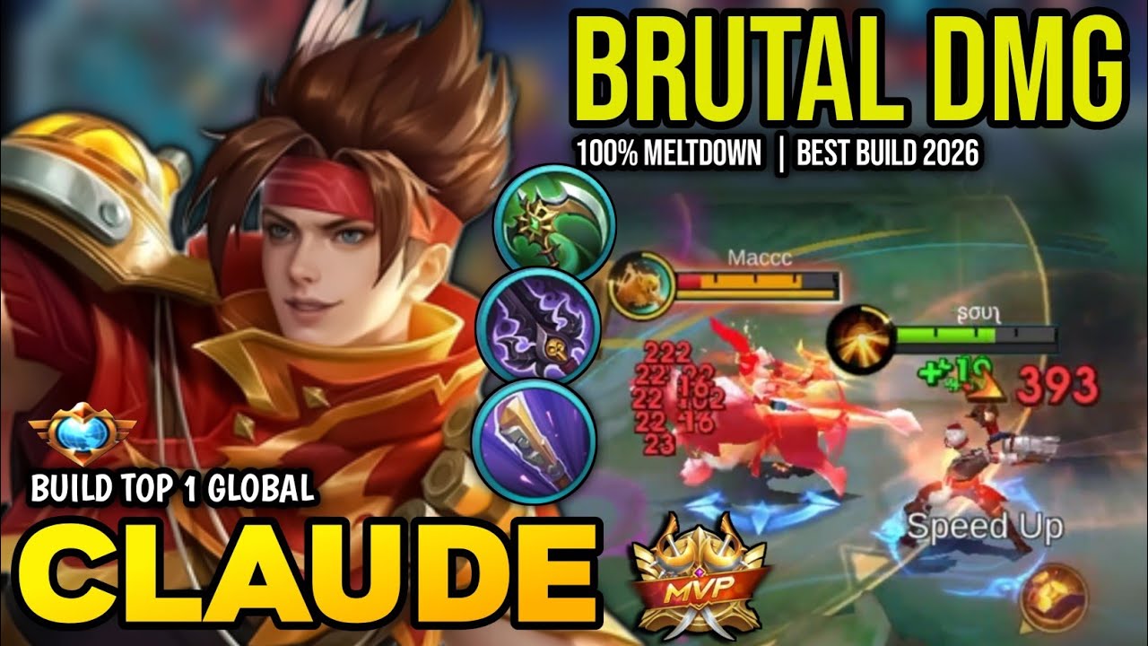 CLAUDE BEST BUILD 2026 | BUILD TOP 1 GLOBAL CLAUDE GAMEPLAY | MOBILE LEGENDS✓