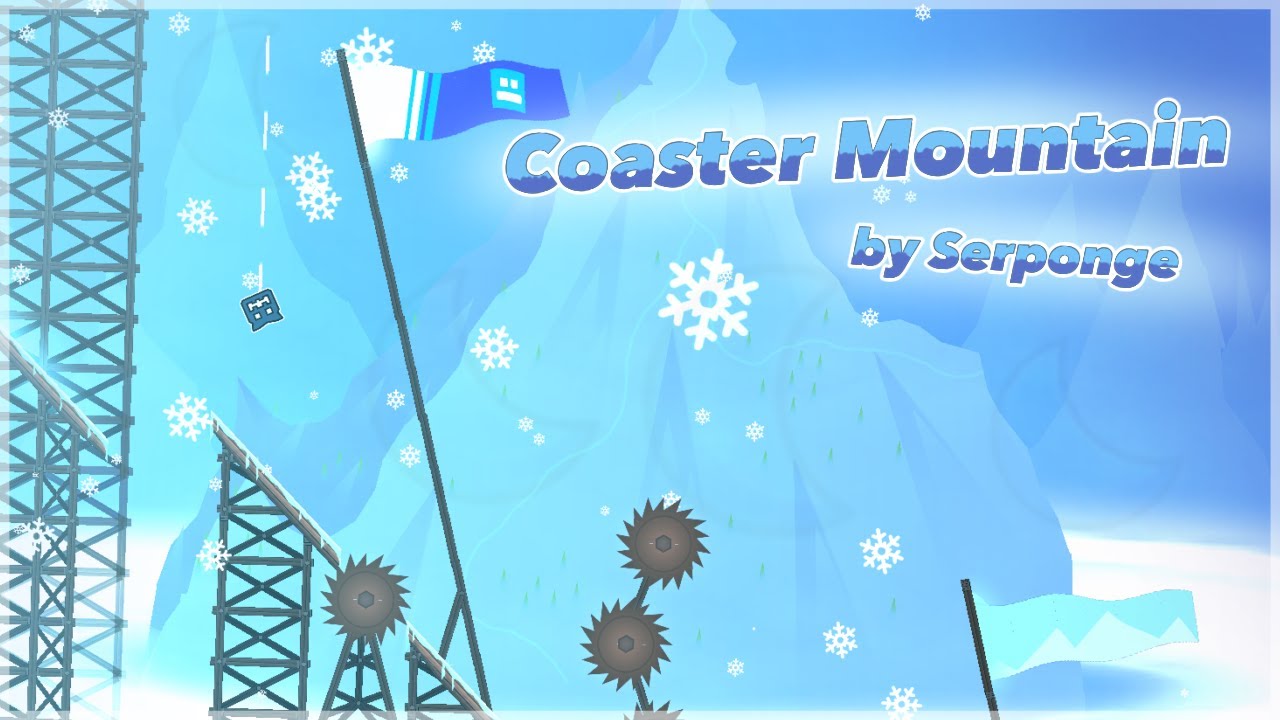 1000 MOONS!! - Coaster Mountain 100% by Serponge | Geometry Dash 2.2 (Platformer Demon)