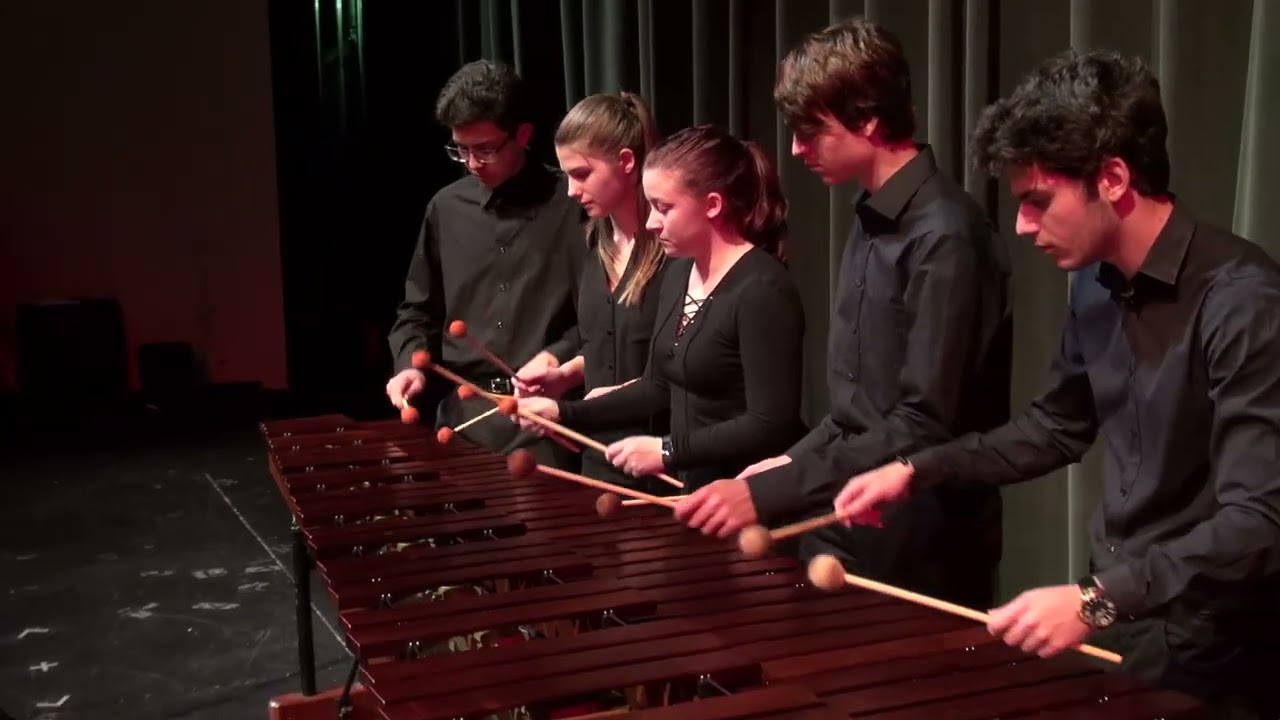 Five on Five by Stephen Primatic, performed by The Woodlands HS Perc Ens, Andy Salmon, Director