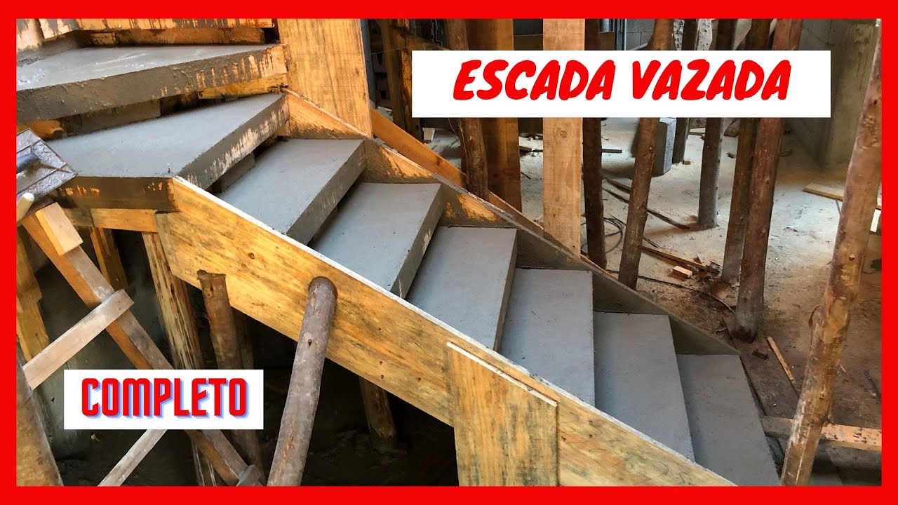 ESCADA VAZADA COMPLETO #escadavazada