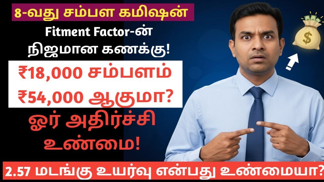 8th pay commission | Fitment factor how much | Will Your ₹18,000 Really Become ₹54,000?