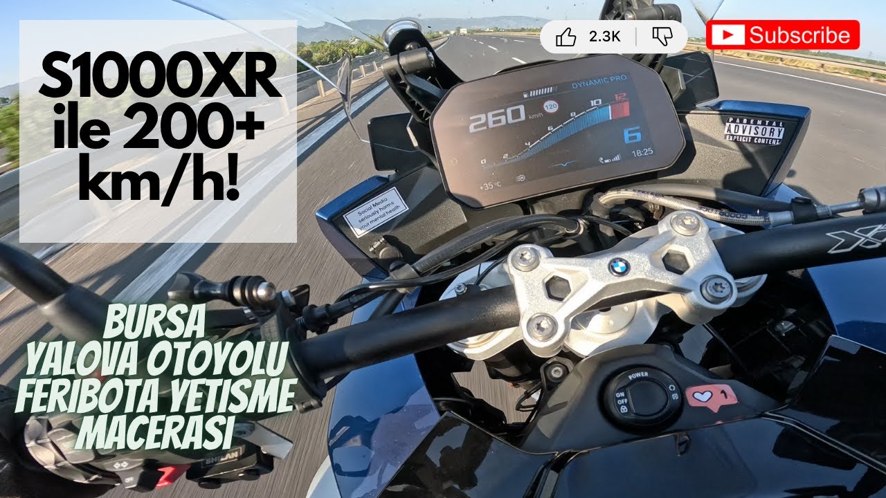 200+ km/h Tempolu Sürüş | S1000XR Bursa Otoyolu Rüzgarı!