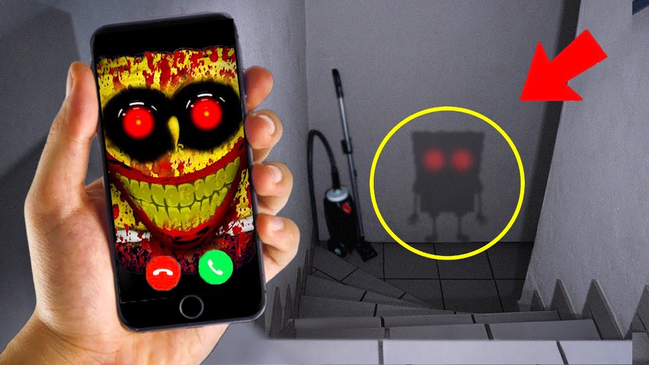 НИКОГДА НЕ ЗВОНИ SPONGEBOB ПО FACE-TIME В 3 ЧАСА НОЧИ!! НИКОГДА НЕ ЗВОНИ SPONGEBOB!!