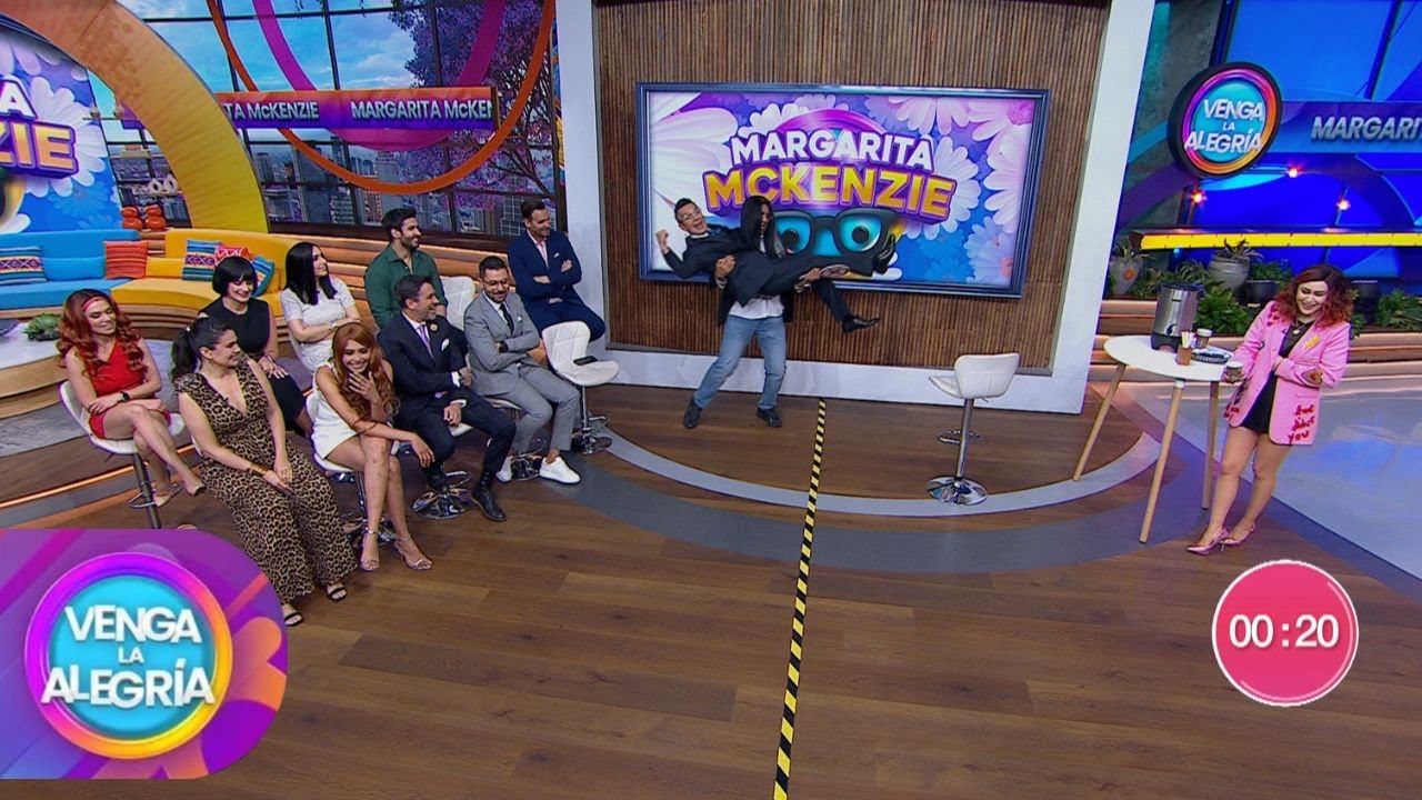 ¿Los conductores lograron hacer reír a Margarita Mckenzie? | Venga la Alegría