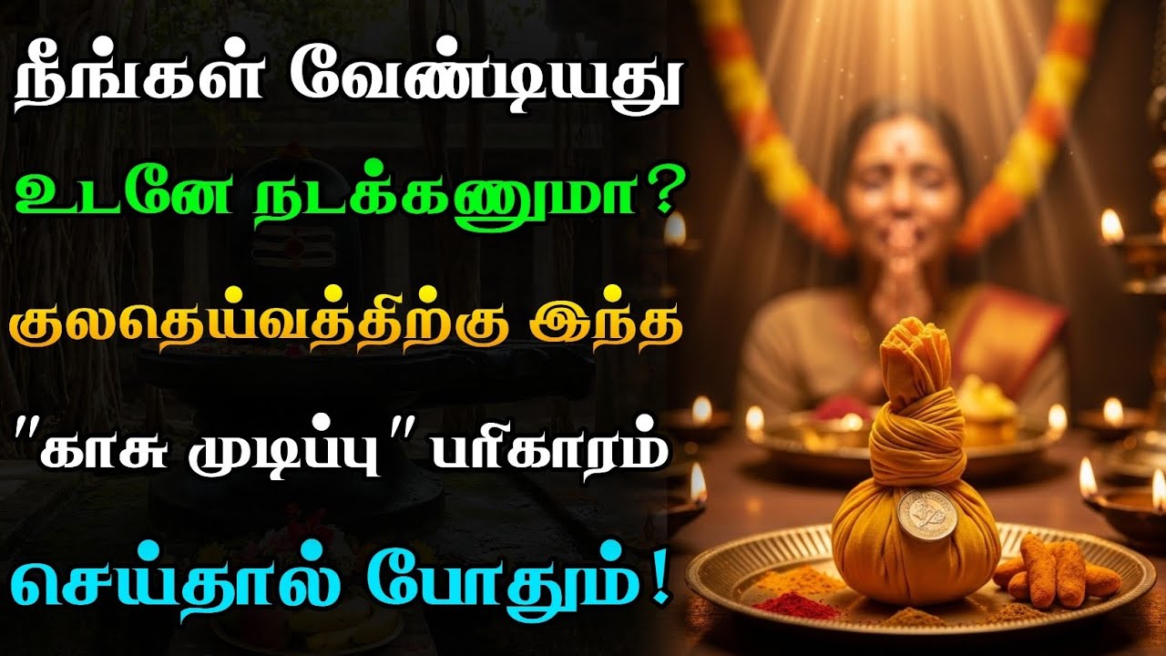 நினைத்தது உடனே நிறைவேற குலதெய்வத்திடம் காசு முடிப்பு கட்டும் ரகசியம்!🤑💸 | Kuladeiva Pariharam 🙏🏻
