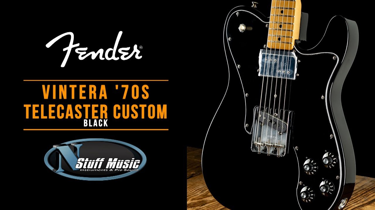 СОВЕРШЕННО НОВАЯ Fender Vintera '70s Telecaster Custom — подробная демонстрация!