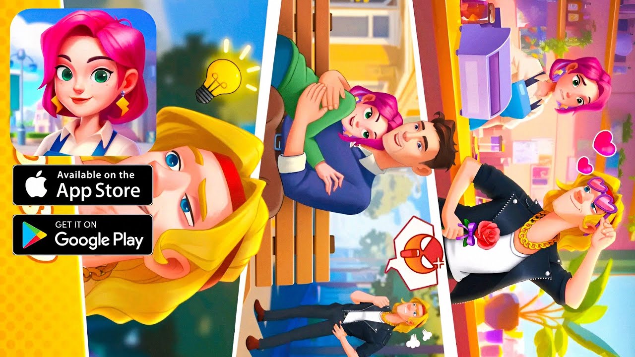 Gossip Street: Merge & Story - Tutorial - Gameplay Walkthrough Part 1 ( ANDROID / iOS )