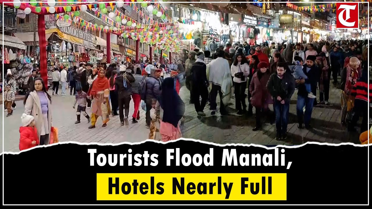 Tourists throng Manali as 80% hotels report high occupancy during peak season
