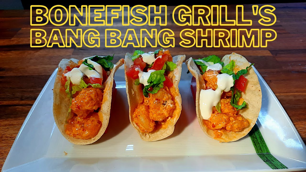 How to make BONEFISH GRILL'S | Bang Bang Shrimp Tacos
