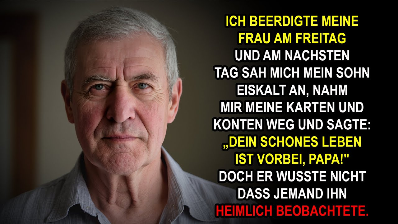 Nach dem Tod meiner Frau sagte mein Sohn: „Papa, dein schönes Leben ist vorbei“