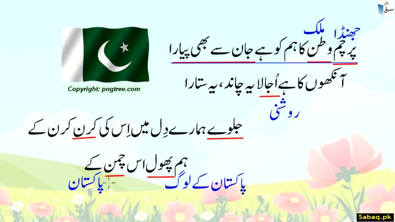 Urdu Reading Comprehension (Poem) ہم پھول اک چمن کے (نظم)۔سوالات