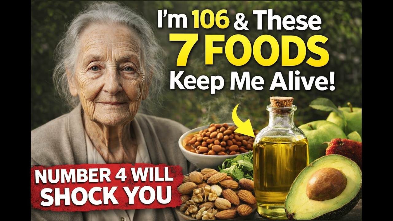 7 Foods I've Eaten for 106 Years (Number 4 Will Shock Everyone) #longevity #healthyaging #wisdom