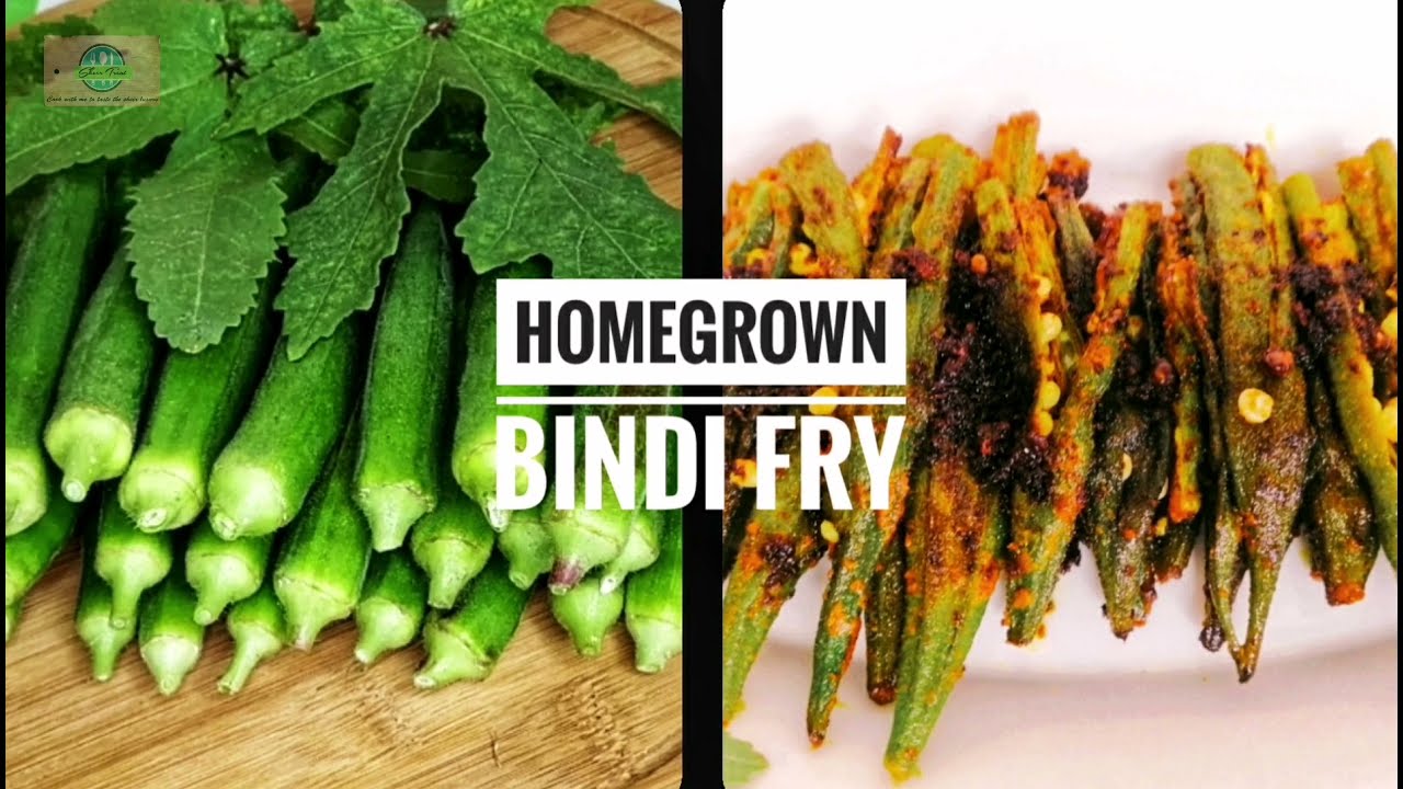 crispy bindi fry / terrace garden bindi fry / okra fry /crispy okra fry /vendakka fry