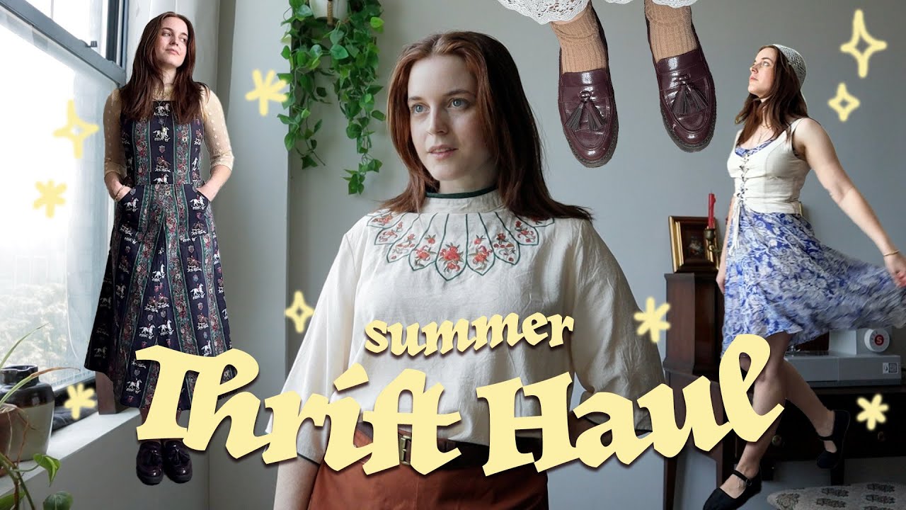 Summer Thrift Haul // whimsical, medievalcore, creative